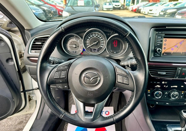 Mazda 6 cena 49999 przebieg: 159790, rok produkcji 2014 z Szczecin małe 466